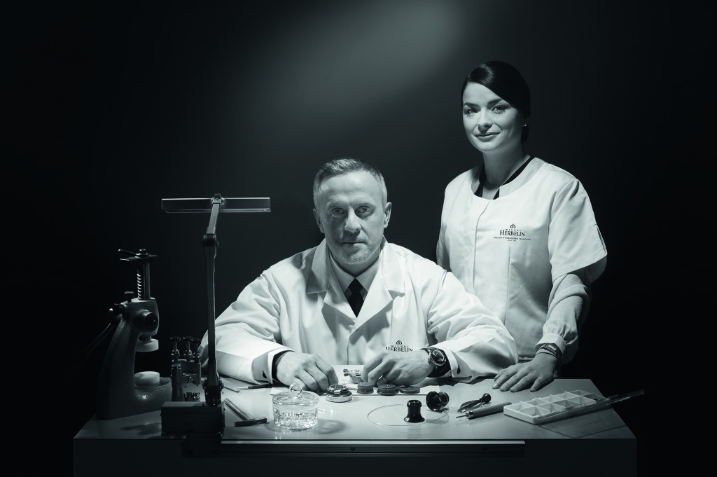 Charlotte and Bruno  Watchmakers from the Michel Herbelin studio