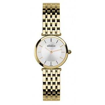 Womens Gold Plated Extra Flat Epsilon Bracelet Watch.