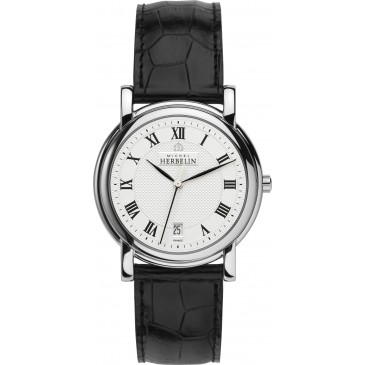 Mens Stainless Steel Metropole Strap Watch.