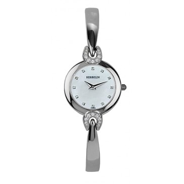 Womens Stainless Steel Salambo Bangle Watch.