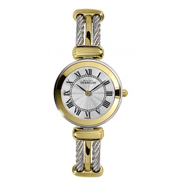 Womens Two Tone Cable Watch.