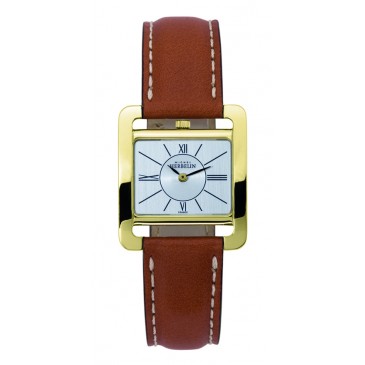 Womens Gold Plated 5th Avenue Strap Watch.