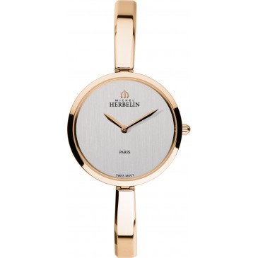 Womens Rose Gold Scandinave Maxi Bangle Watch