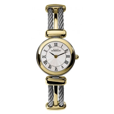 Womens Two Tone Cable Watch.