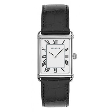 Mens Stainless Steel 1925, Espirit Art Deco Strap Watch.