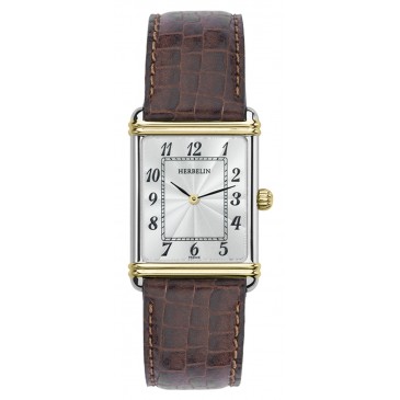 Mens Two Tone 1925, Esprit Art Deco Strap Watch
