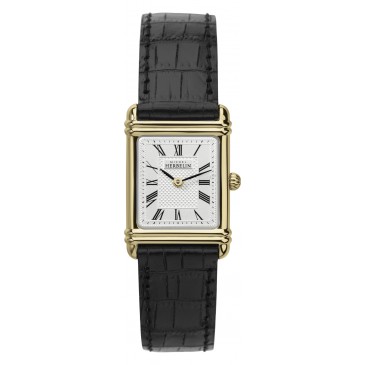 Womens Gold Plated 1925, Esprit Art Deco Strap Watch.