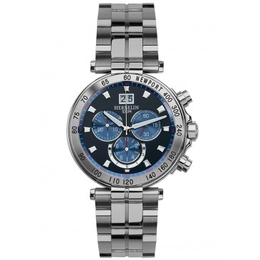 Mens Stainless Steel Newport Chronograph.