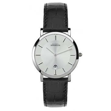 Mens Epsilon Stainless Steel Extra Flat Strap Watch.