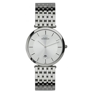 Mens Stainless Steel Extra Flat Epsilon Classic Bracelet Watch.