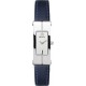 Womens Stainless Steel Lingot with Leather Strap
