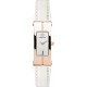 Womens Rose Gold Plated Lingot Watch with Leather Strap