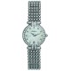Womens Stainless Steel Perle Bracelet Watch.