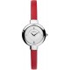 Womens Stainless Steel Salambo Leather Watch