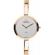Womens Rose Gold Scandinave Maxi Bangle Watch