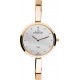 Womens Rose Gold Scandinave Maxi Bangle Watch