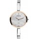Womens Rose Gold and Stainless Steel Scandinave Maxi Bangle Watch