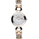 Womens Stainless Steel and Rose Gold Cable Maxi Watch